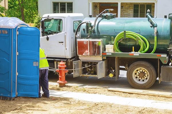 workers at Lexington Porta Potty Rental